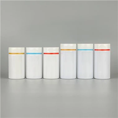 Bela plastična steklenica s cilindrično kapsulo PET Food Grade