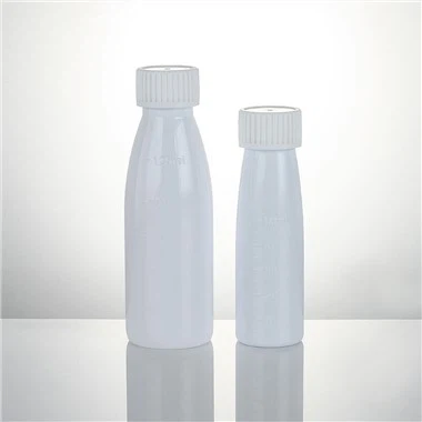 PET bela vitka steklenička za peroralno tekočino